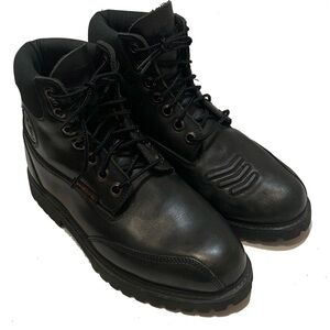 9.5 / icon Black Leather Men's Boots